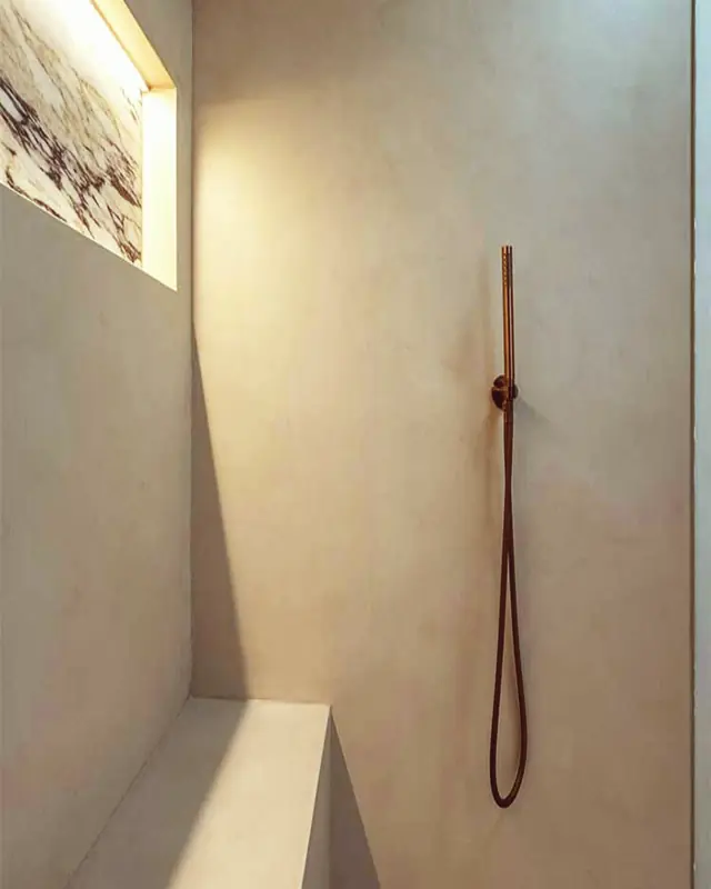 La douche à l'italienne